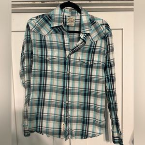 Lucky Brand Western Button Down